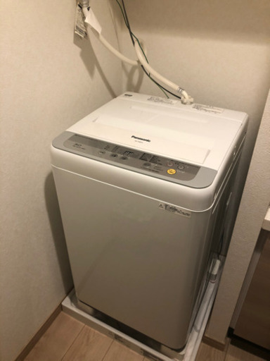 【美品】パナソニック 全自動洗濯機 NA-F50B10-S 5.0kg