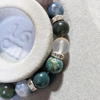 新品 訳あり 浄化済み✡パワーストーンブレスレット インディアンアゲートの画像
