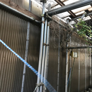【受付終了】単管 単管パイプ 小屋 波板 倉庫 物置