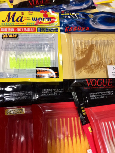 未開封 未使用品 中古 ワーム 多数。ダイワ 月下美人 Ma2 kaguya ペイフリ。