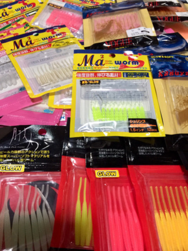 未開封 未使用品 中古 ワーム 多数。ダイワ 月下美人 Ma2 kaguya ペイフリ。
