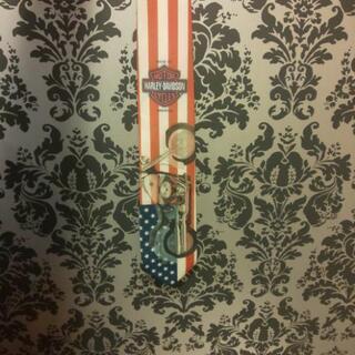 【値下】未使用新品★USA購入★ハーレーネクタイ★レストア品★美...