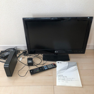 ジャンク　LG LED LCD TV 22LE5300 ハードデ...