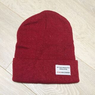 SPINNSニット帽子(スピンズニットキャップ)新品