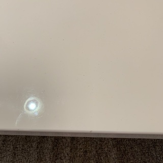 白ダイニングテーブル⭐︎ベンチ椅子☆椅子付きの画像
