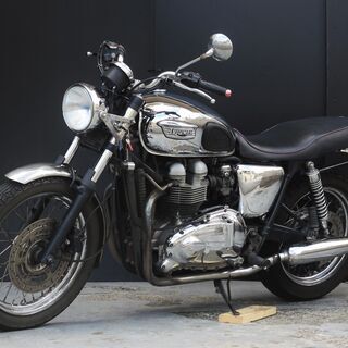愛媛発★名車 トライアンフ ボンネビル キャブ車 SMTTJ900 エンジン一発始動 始動動画有 旧車 ビンテージ カスタム 現状渡の画像