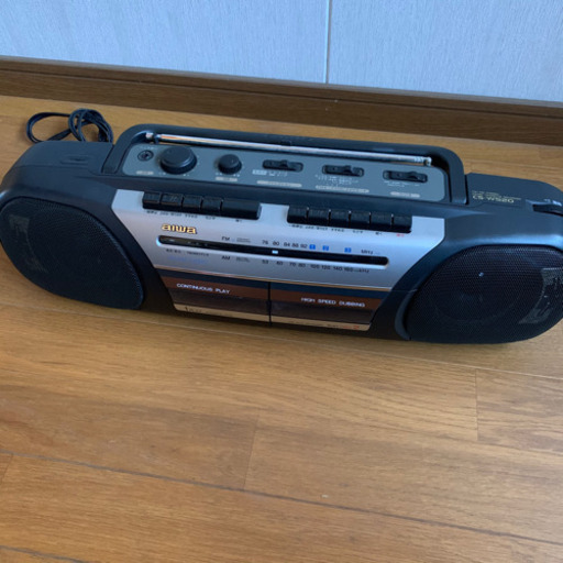 【売り切れ】ラジカセ ダビング機能付き
