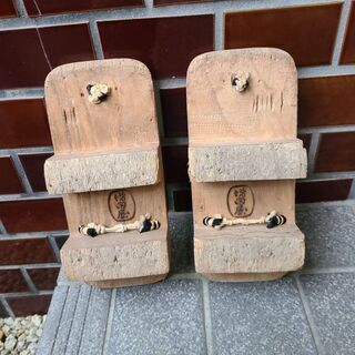 昭和レトロな下駄(会津桐)の画像
