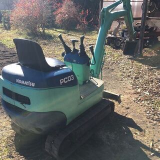 ミニユンボ　コマツＰＣ03-2　ガソリンエンジン(応談)の画像