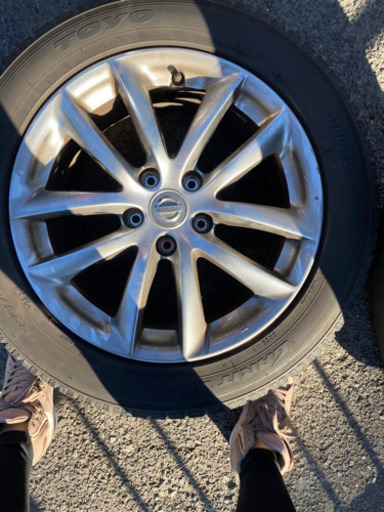 日産スタットレスタイヤ純正アルミ4本セット