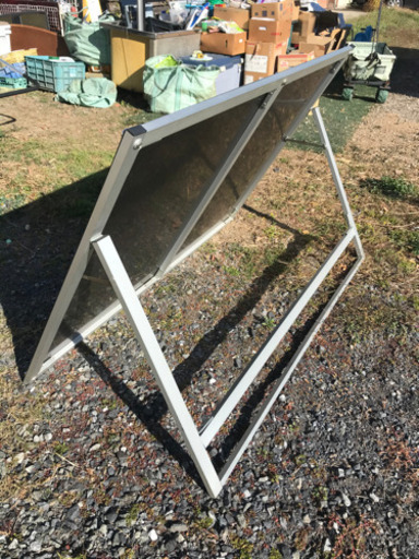 ★自立大型看板/折りたたみ式/アルミ/横型/153×112/埼玉熊谷★