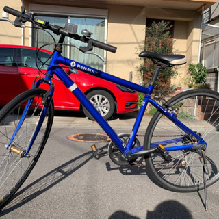 クロスバイク 青