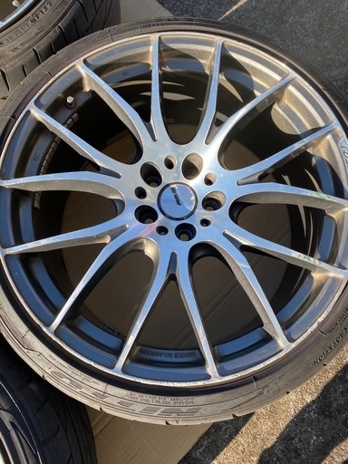 レイズ ホムラ 20 タイヤホイールセット エルグランド アルファード等