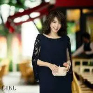 週末限定値下げ‼︎ ほぼ新品☆彡GIRL パーティドレス/BLACK色/Sサイズの画像