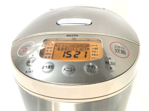 SANYO IH圧力ジャー炊飯器 5.5合【C6-1204】