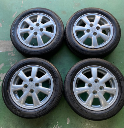 ムーヴ純正ホイール付きタイヤ　155/65R14 4本