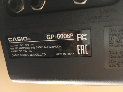 i146 CASIO GP-500BP 2015年製　カシオ　電子ピアノ