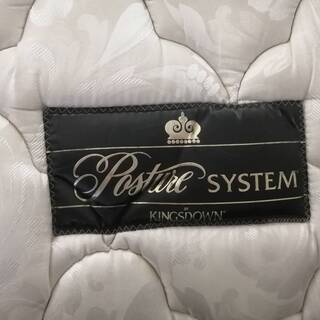 キングスダウン Posture System シングルマットレス＋ベッドフレームの画像