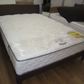 R206 国産高級 FranceBed ダブルサイズ、27cmマットレスセット Used