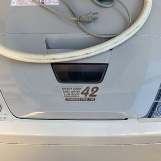 NECステンレスタブ洗濯機4.2l