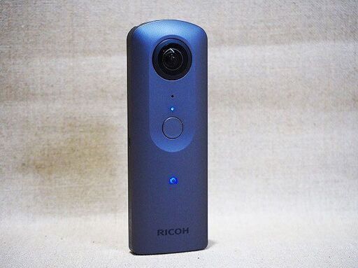 【苫小牧バナナ】美品☆RICOH/リコー THETA V 360度カメラ メタリックグレー 4K 全天球 Android/OS 搭載 コンパクト おすすめ♪