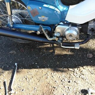 スーパーカブ　スラッシュカットマフラー