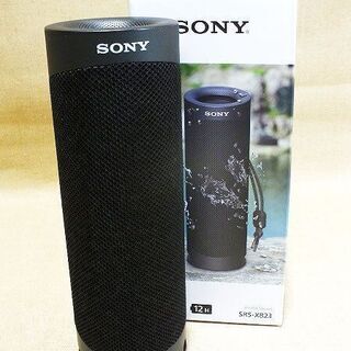 【苫小牧バナナ】SONY/ソニー ワイヤレスポータブルスピーカー SRS-XB23 ブラック Bluetooth 防水 防塵 耐衝撃 ハンズフリー 動作〇♪