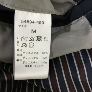 軽量　中綿　ポケッタブルコート(持ち運びOK)の画像