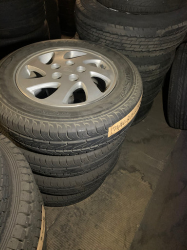 175/80R15 夏タイヤ8部山アルミセット