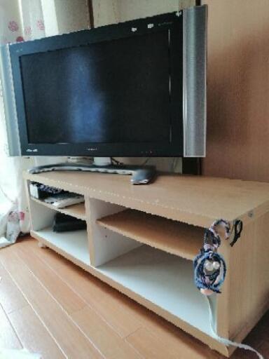 完了　12月20日まで1000円SHARP 液晶テレビとテレビ台