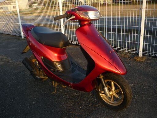 HONDA ライブディオZX-2 AF35　鍵書類付　エンジン実働　キャンディレッドＮＥＷペイント