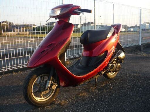 HONDA ライブディオZX-2 AF35　鍵書類付　エンジン実働　キャンディレッドＮＥＷペイント