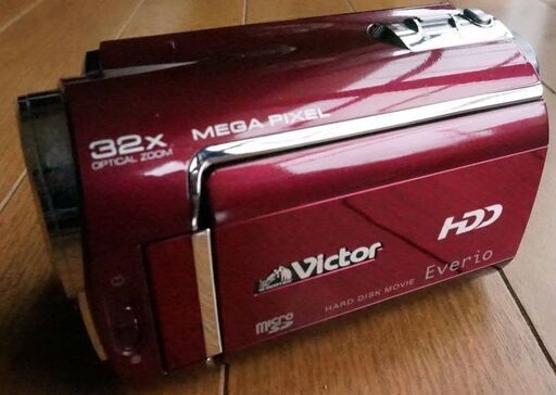 JVC ハードディスクムービー GZ-MG330 ルージュレッド
