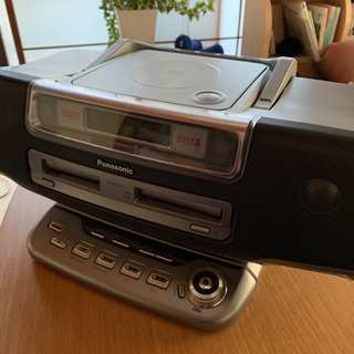 [訳あり]パナソニック　オーディオデッキ　CD,MD,カセットテ...