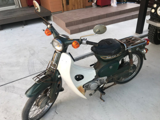 古いカブ　かもめ　50cc