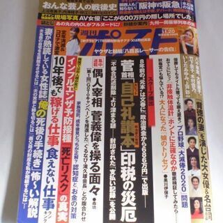 【商談中】週刊ポスト　11月20日号