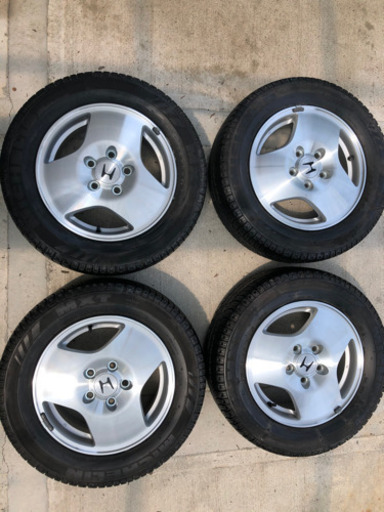 ホンダ純正アルミホイール 4本セット ステップワゴン フリード H-RV  S-MX 195/65R15 15×5.5Ｊ +55 PCD 114.3  5穴