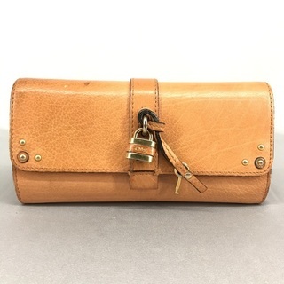 Chloe クロエ パディントン キャメルブラウンレザー 長財布