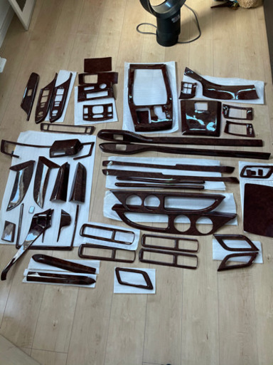 20ヴェルファイア、アルファード後期 マボガニー調ウッドパネル