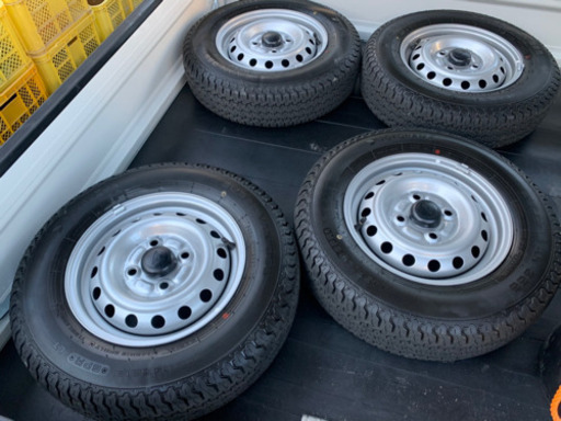 HIJET ジャンボ 新品タイヤ取り外し