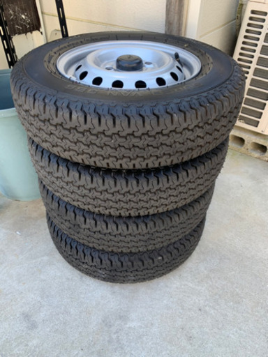 HIJET ジャンボ 新品タイヤ取り外し