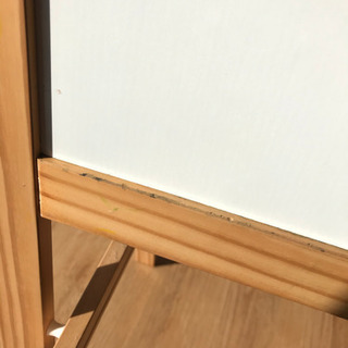 IKEA ホワイト.黒板　中古品の画像