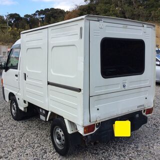 車検たっぷり！箱付きトラック！スバルサンバー　タイベルウォーターポンプ令和2年6月交換済み　の画像