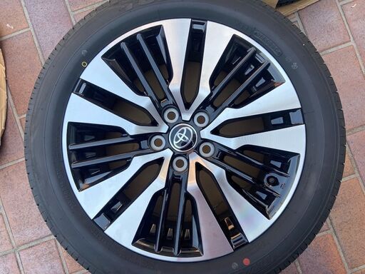 2020年製 新車外し 30系 アルファード SC ヴェルファイア ZG 後期 切削光輝 純正 アルミホイール 18インチ TOYO 