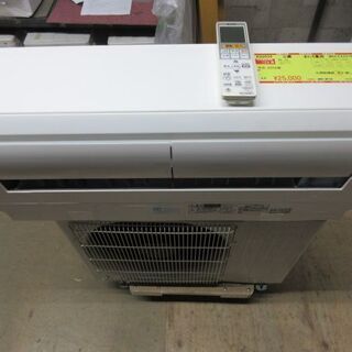 K02034　三菱　中古エアコン　主に6畳用　冷2.2kw／暖2.5kw