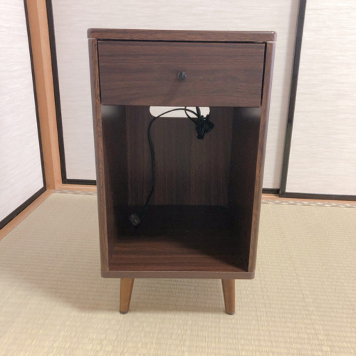 大川家具ナイトテーブル