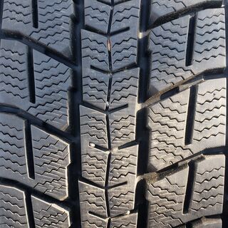 215/65R16 98Q ダンロップ SUV用 スタッドレスタイヤ WINTERMAXX SJ8 2015年製 4本 9分山の画像