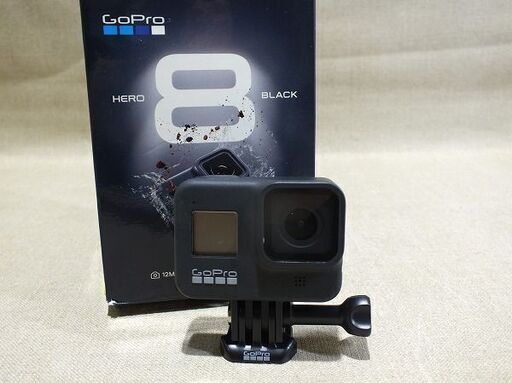 【苫小牧バナナ】美品 GoPro/ゴープロ HERO 8 ブラック CHDHX-801-FW アクションカメラ 付属有り 状態良好♪