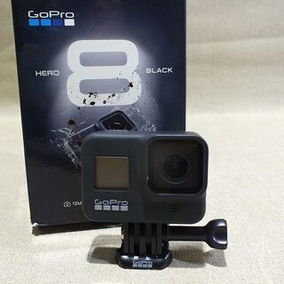 【苫小牧バナナ】美品 GoPro/ゴープロ HERO 8 ブラック CHDHX-801-FW アクションカメラ 付属有り 状態良好♪