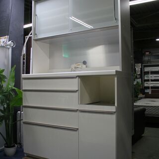 R2401) Pamouna 中古 パモウナキッチンボード 食器棚 店頭取引大歓迎♪